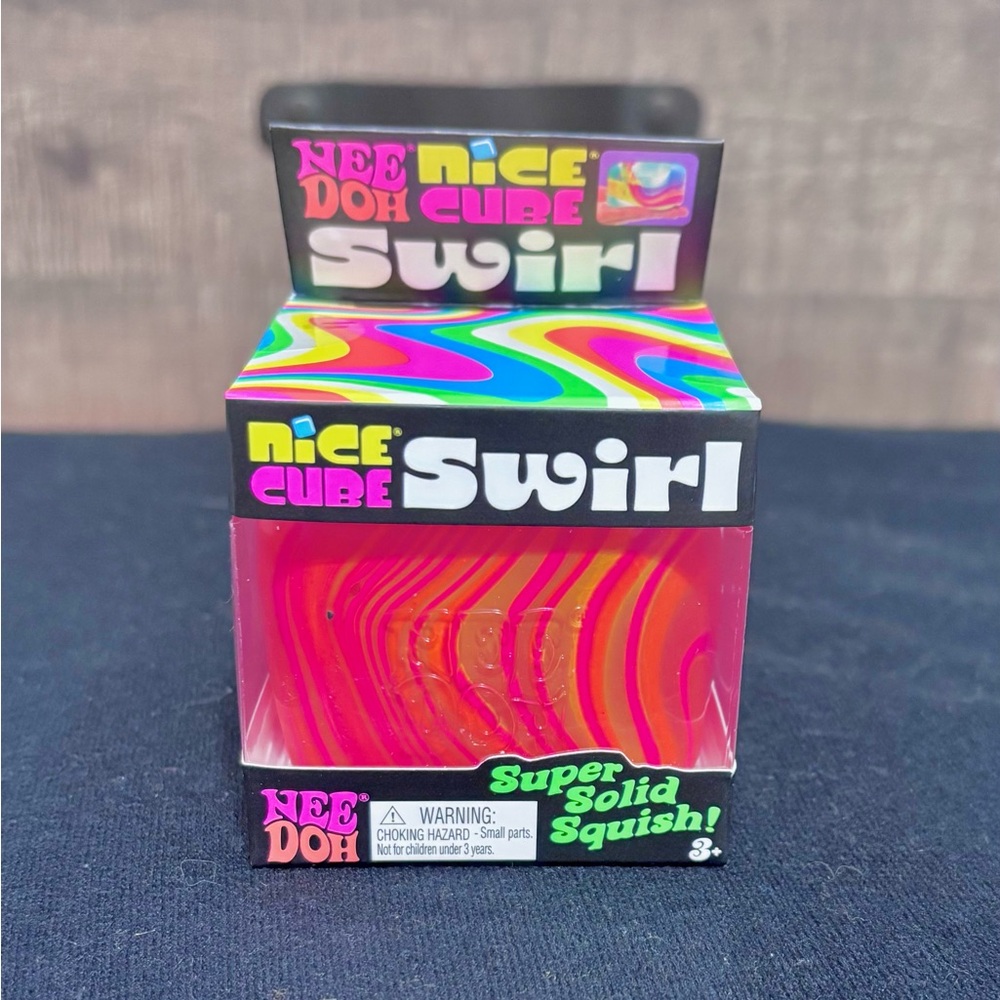 Nice Cube Swirl - Pink and Orange swirl